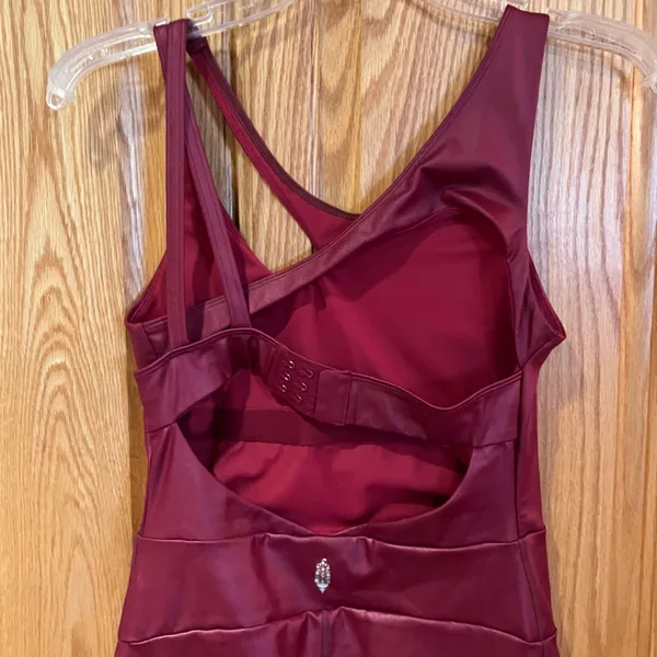 Free People Movement In My Orbit One-Piece Jumpsuit in Cowboy‎ Red Size Small - Image 7