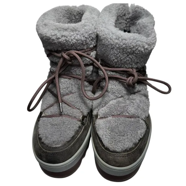 COUGAR Women’s Size 9 Gray Verity Shearling Waterproof Cold Weather Boots - Image 4