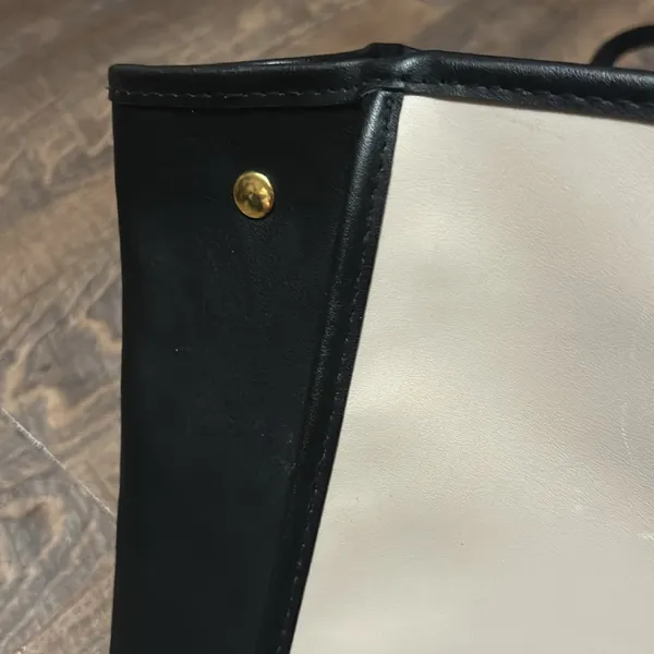 Tanger Dual Style‎ Large Double Strap Tote Bag NICE! Brown - Image 9