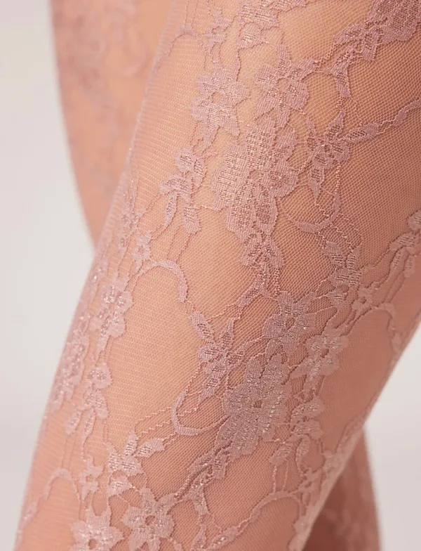 Calzedonia lace tights. Xs-s - Image 9