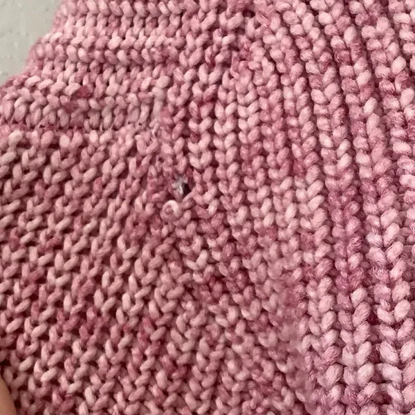 J.Crew Pink Knitted Cotton Blend Preppy‎ Casual College Crew Neck Sweater S - Image 5