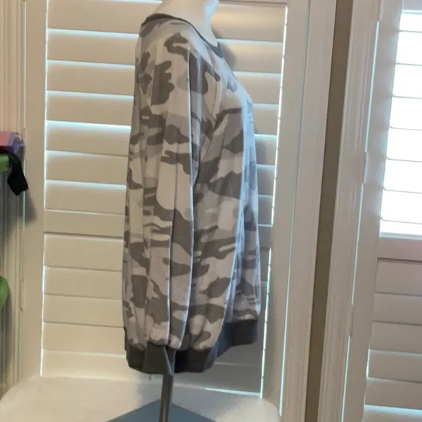 First Love Gray Camo Sweatshirt - Image 2