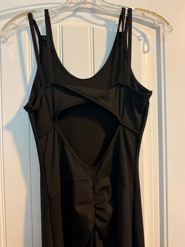 Sexy Athletic Jumpsuit Black Size M - Image 3