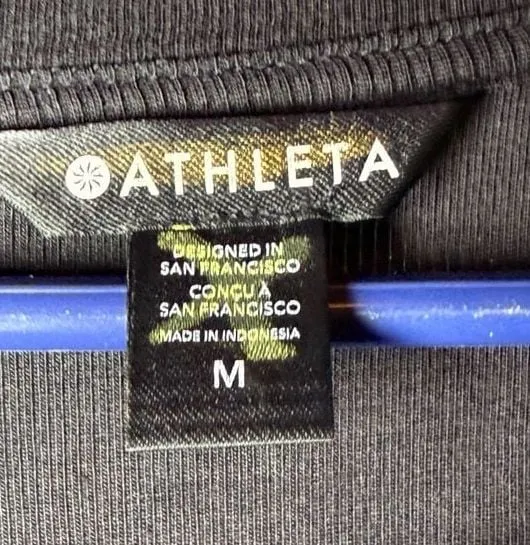 Athleta Well Rested Rib Sleep Tank, Black, Medium - Image 2