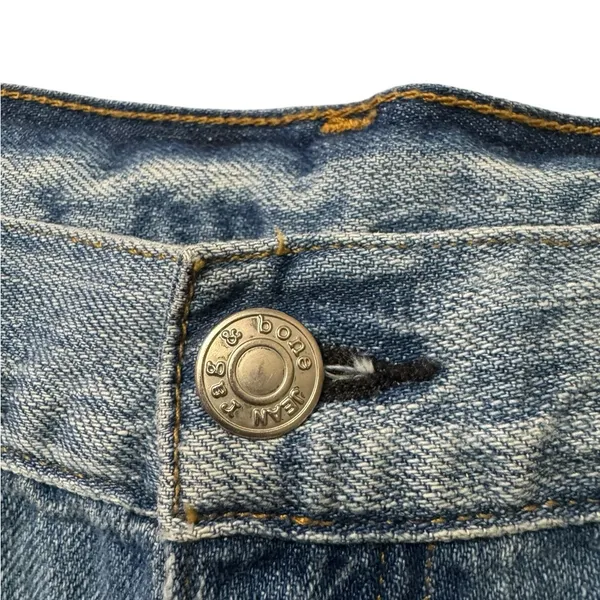 Rag & Bone Distressed Denim Shorts - Image 6