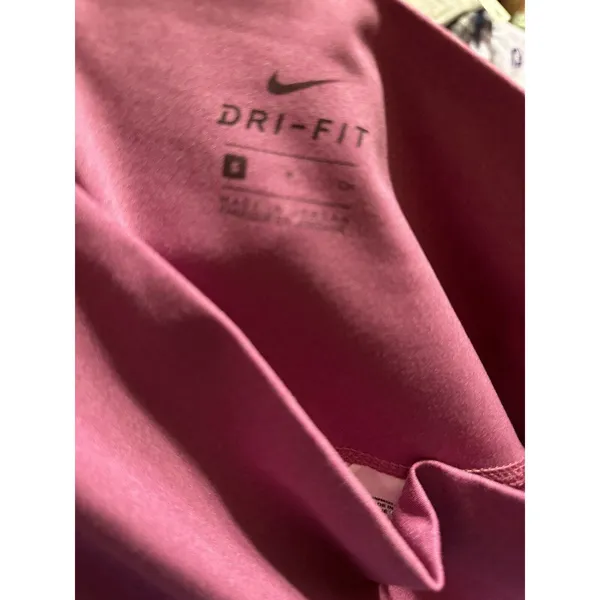 NIKE Women's Dri-FIT Mid-Rise Full Length Leggings Size‎ Small Purple - Image 5