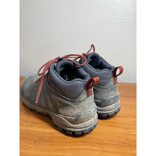 Women's Oboz Sypes Mid Leather B-Dry Waterproof Hiking Boot Slate Womens 8.5 - Image 2