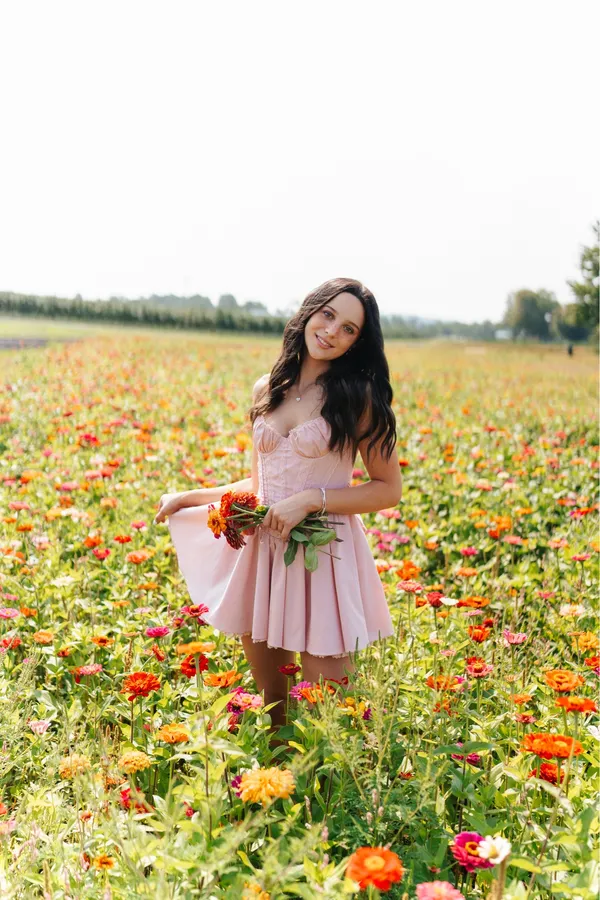 Babyboo Mini Dress Pink - Image 3