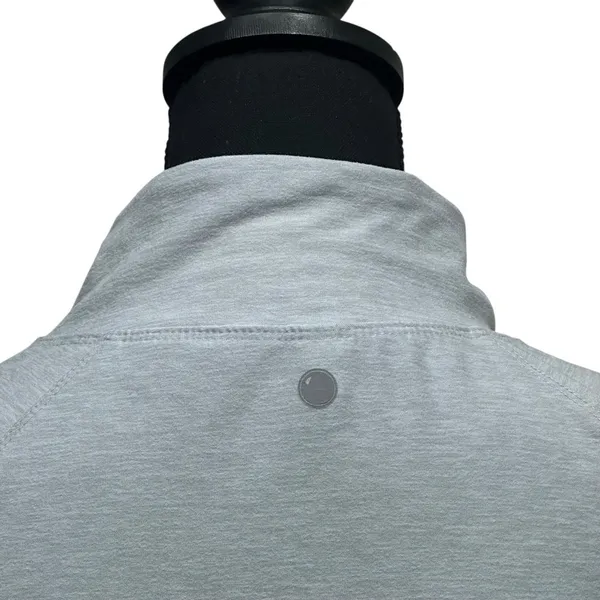 Yogalicious Lux Jacket Women's Size XL Lightweight Full‎ Zip Light Grey Workout - Image 6