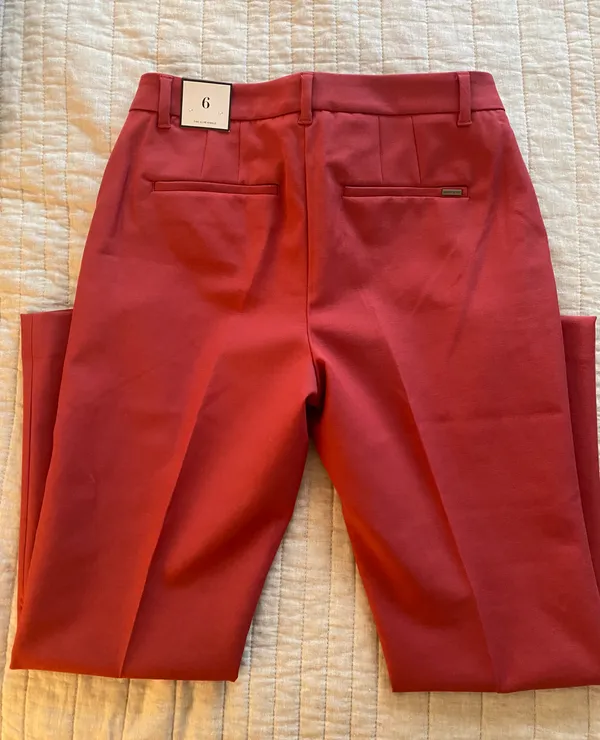 WHBM Comfort Stretch Slim Ankle Pants - Fire Quartz - Image 5