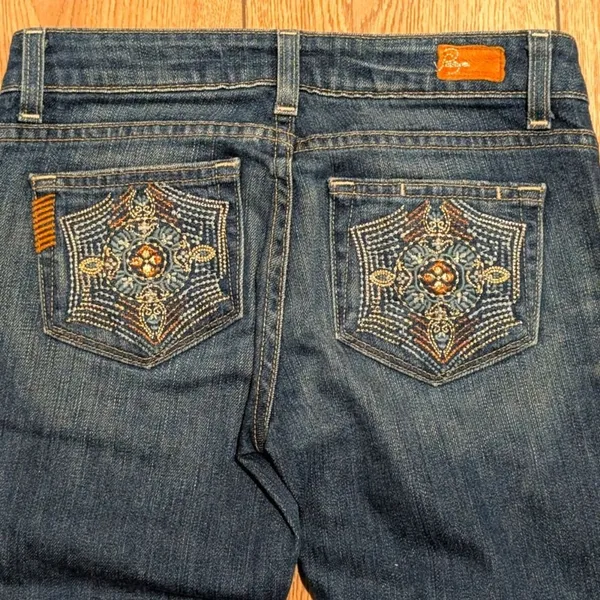 Paige Jeans‎ Womens 25 Benedict Canyon Boot Leg Bootcut Flare Designer Denim - Image 5