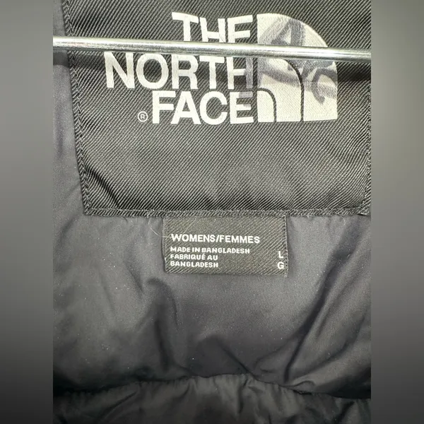 The North Face 1996 Retro‎ Nuptse 700 Down Black/White Vest Women's Size Large - Image 4