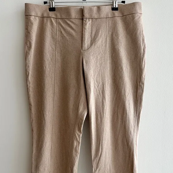 Banana Republic Sloan Trousers, Dress Pants, Tan/Khaki, Size 8 - Image 2