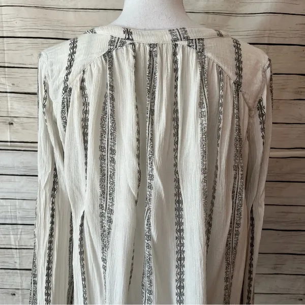 Free People Magic Pullover Top in Vanilla Combo - Image 9