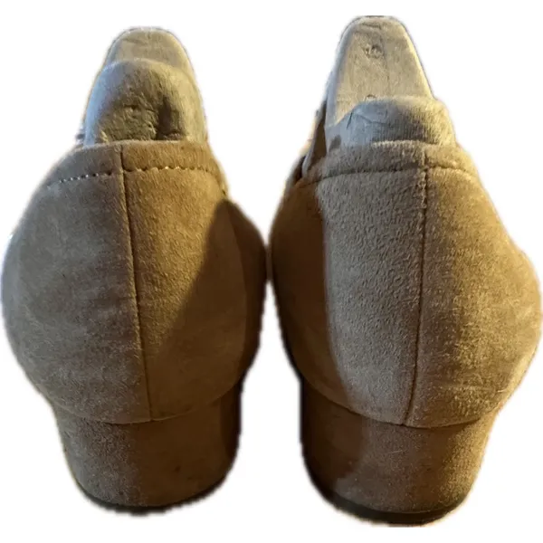 Franco Sarto Women's Slip-On Shoes Brown Suede Size 9.5‎ Casual - Image 4
