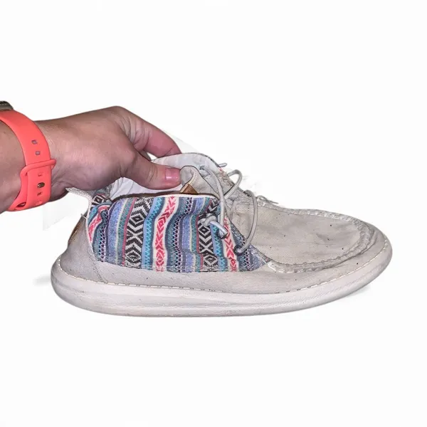 Hey Dude Wendy Mid Boho Mix Aztec Pattern Casual Shoes - Image 4