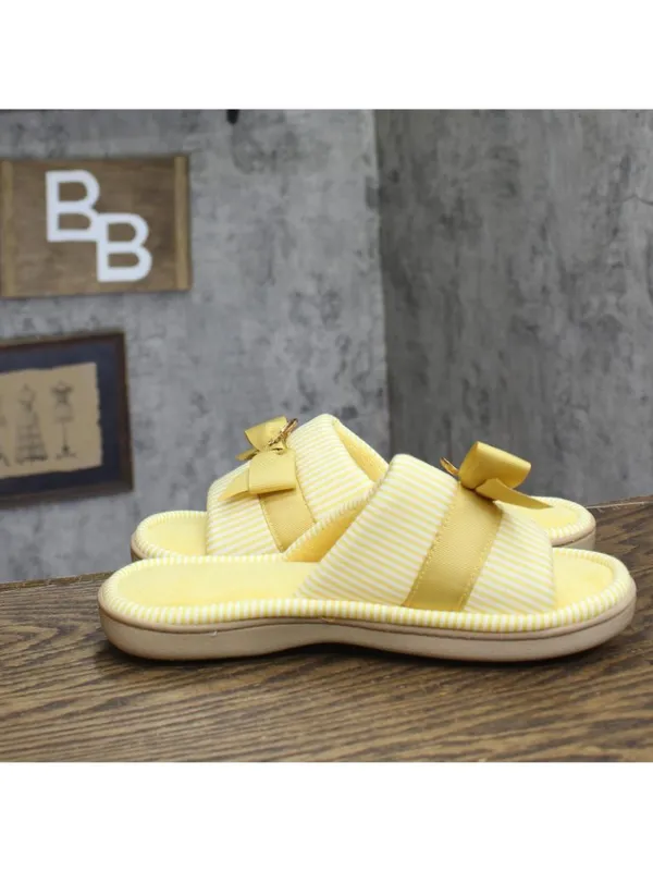 NEW Isotoner Womens Charm Pineapple Fruit Slide Slippers F9881 Yellow L (8.5-9) - Image 6