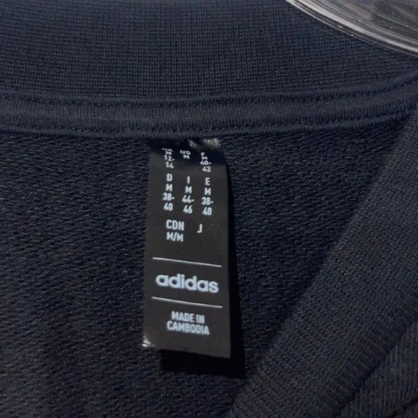 Adidas Crewneck Sweatshirt Three Stripes Medium Retro Sports Athletic-leisure - Image 4