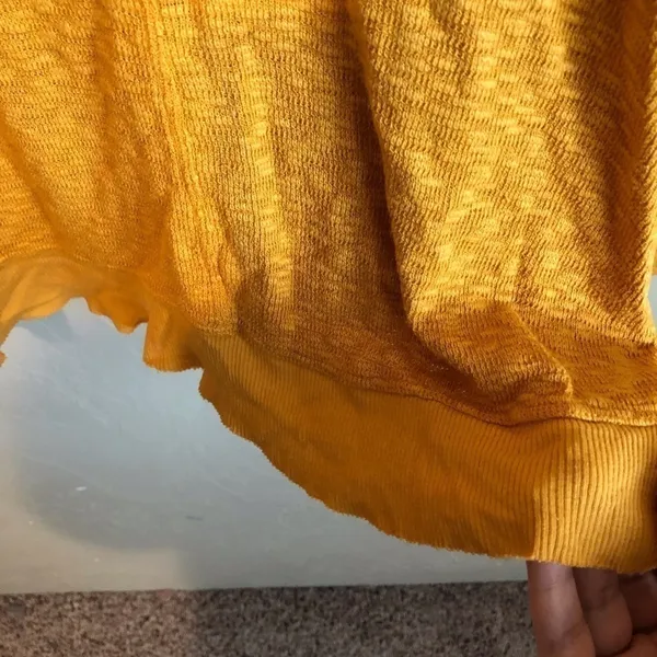 Left of Center Butter‎ Yellow Asymmetrical Long Sleeve Top - Image 9