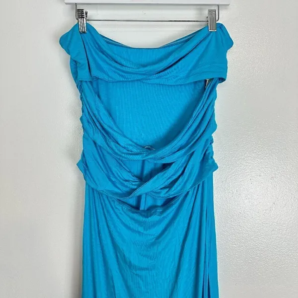 FREE PEOPLE Embrace Midi in Scuba Blue Size Large - Image 13