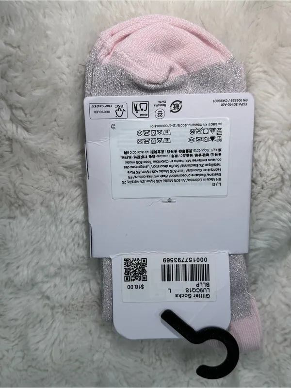 NWT Lululemon Daily Glitter Socks - Image 2