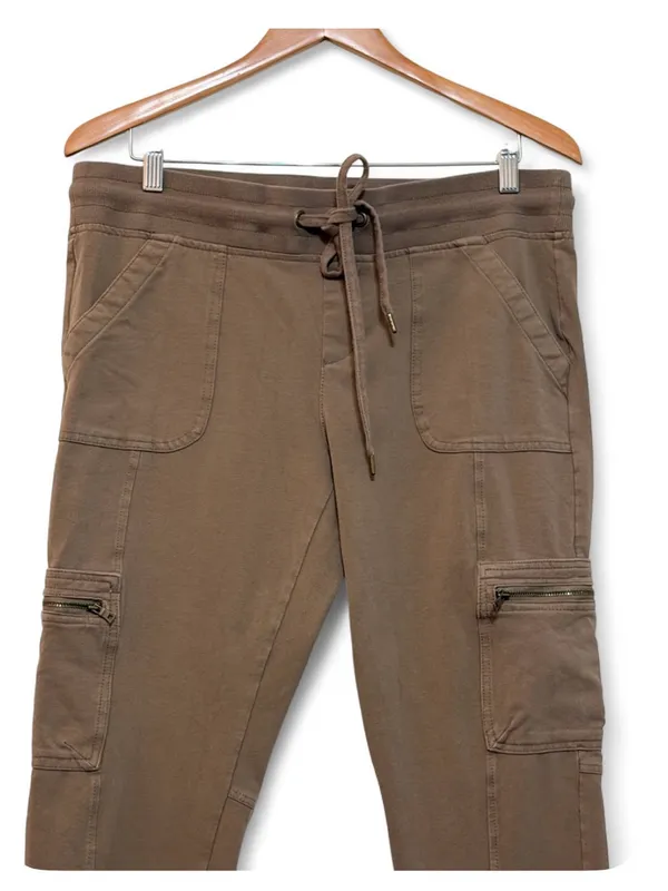 Natural Reflections Women’s Bella Vista Joggers Canteen Color Size Large - Image 7