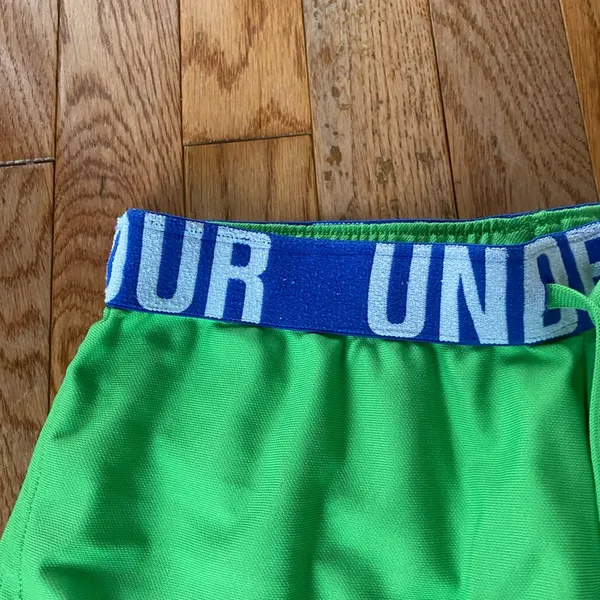 green blue and white under Armour athletic shorts - Image 4