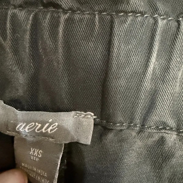 Aerie Lyocell Tie Waist Paperbag Shorts XXS - Image 6