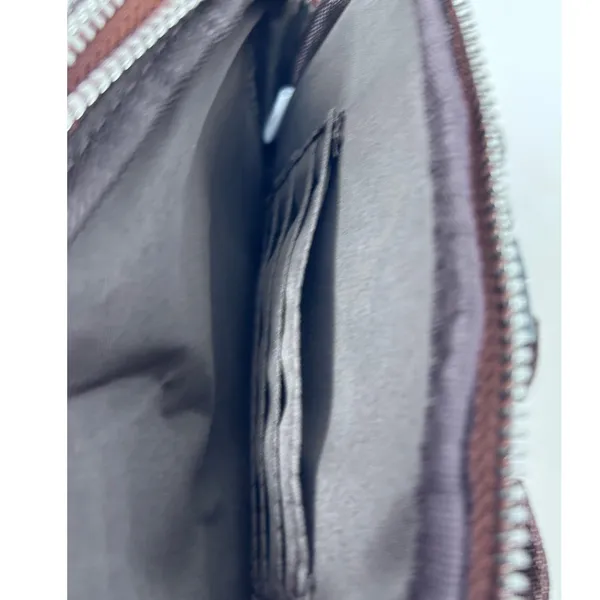 Cluci Women's Brown Fanny‎ Bag Lots of Compartments Credit Card Slots & Strap - Image 3