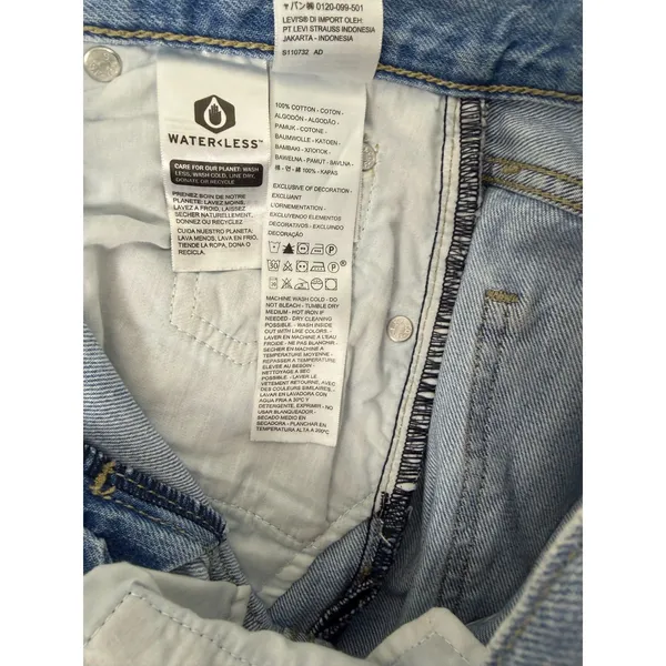 Levi's Levi Strauss & Co. Women's Blue Jeans Size 24 Gently Used - Image 9