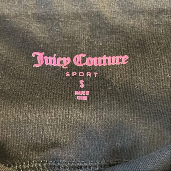 Juicy Couture Women's Black Leggings Size S Activewear‎ Mid Rise - Image 2