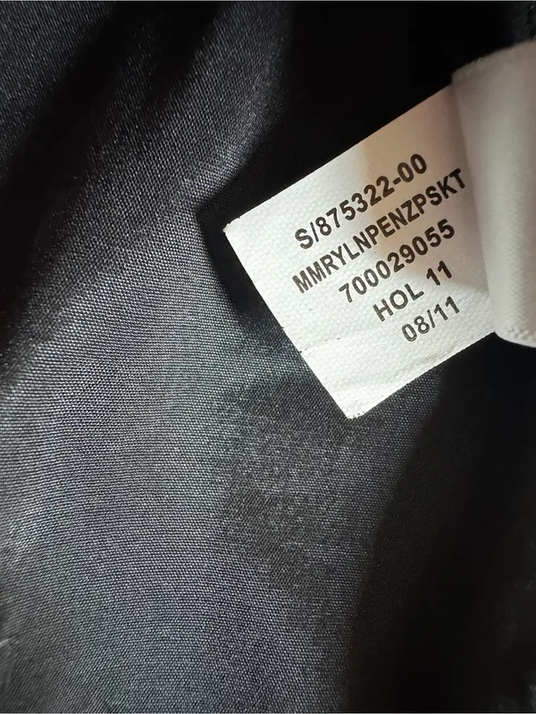 Banana Republic Women’s Size 6 Black Wool Blend Pencil Skirt Back Zip - Image 8