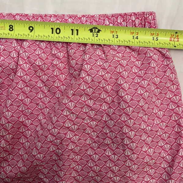 Victorias Secret Pink Fan Shell Print Pajama Shorts Womens Size Medium - Image 6