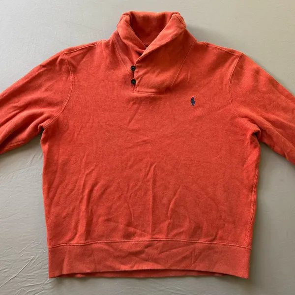 Vintage Polo Ralph Lauren Jersey Shawl-Collar Sweater - Image 6