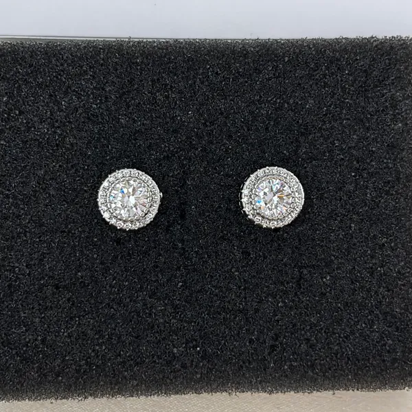10mm CZ Stud Earrings for Men Women Streetwear Hip Hop Punk Unisex Earrings - Image 5