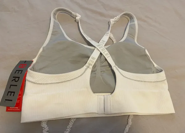 White Sports Bra - Image 2