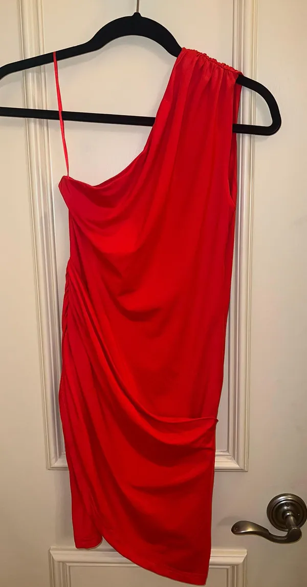 Red Mini Dress - Image 4