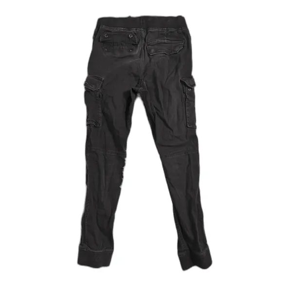 Womens H&M Cargo Jogger Pants Black XS - Image 3