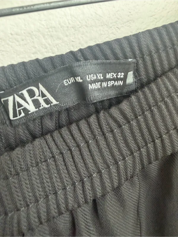 Zara Black Wide-Leg Pants - Image 4