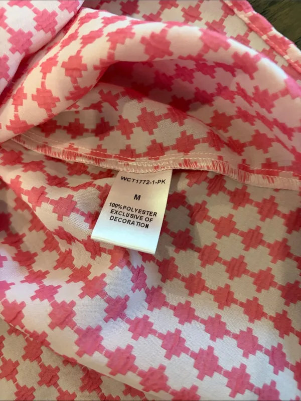 New With Tags THML Textured Pattern Top Sz M - Image 6