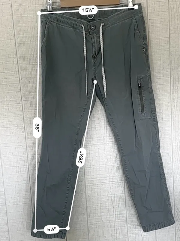 Vuori Women’s Ripstop Pants Dark Olive Green Size Large - Image 4