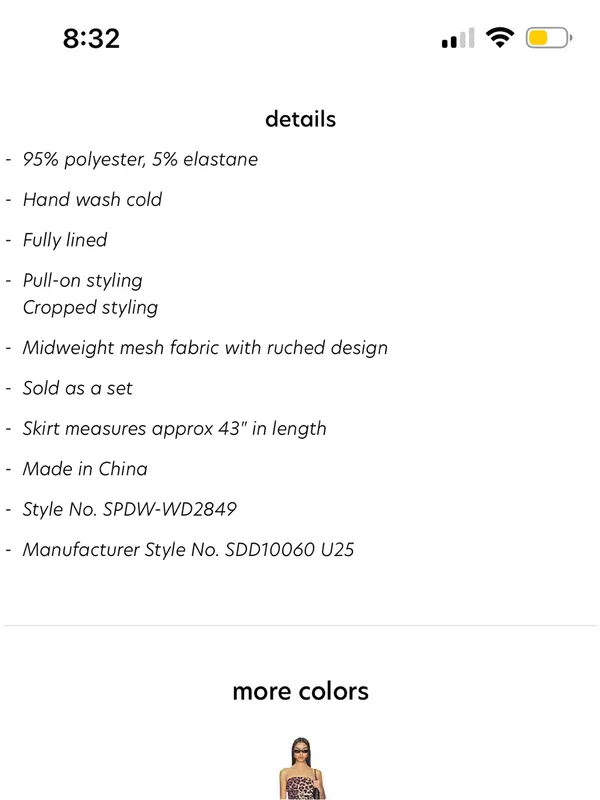 Superdown Gisela Animal Print Maxi Skirt Set - Image 3