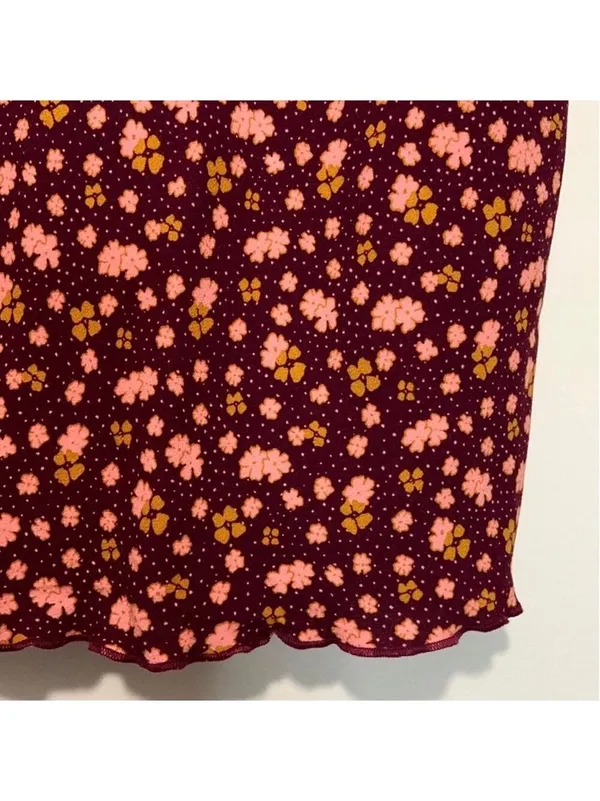 FREE PEOPLE IRL Floral Midi Skirt NWT, Size 10 - Image 6