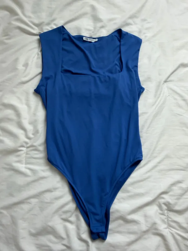 ZARA Blue Bodysuit - Image 2
