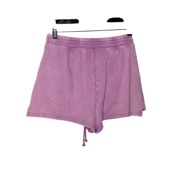 Saltwater Luxe Pink Hoodie Shorts Matching Set Size S Coastal Lounge - Image 9