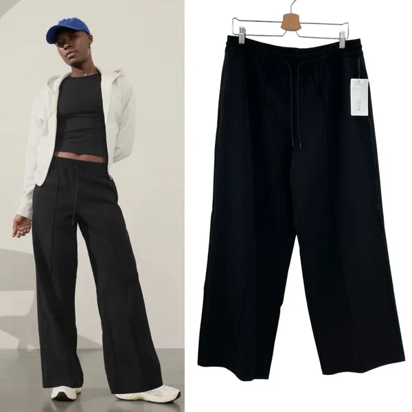 Athleta Endeavor Relaxed Pant Black Wide‎ Leg Pull On NWT Size Large - Image 2