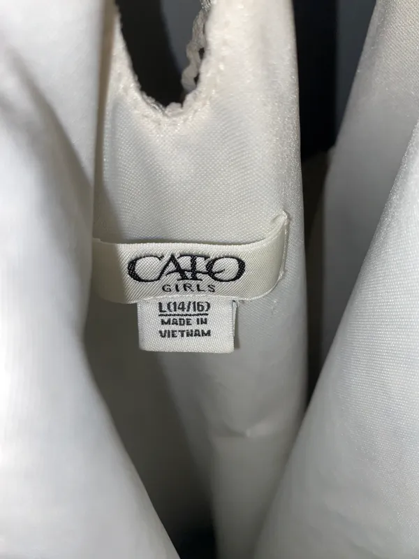 Cato White Flowy Shirt - Image 3
