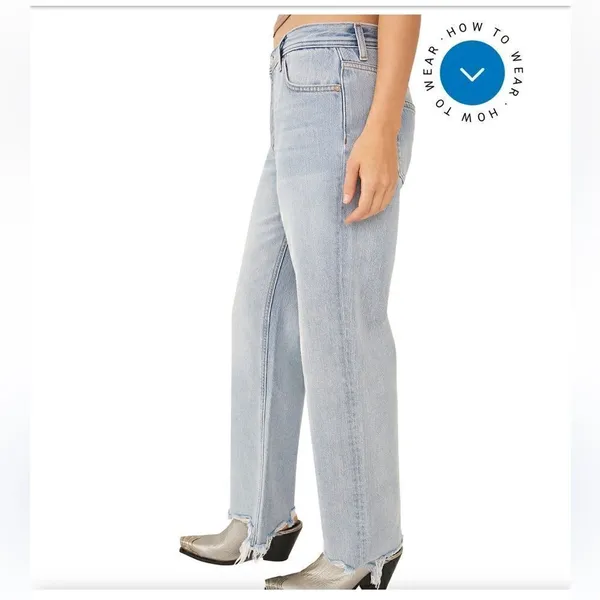 NWT We the Free‎ Maggie Ripped Crop Straight Leg Jeans size 24” - Image 3