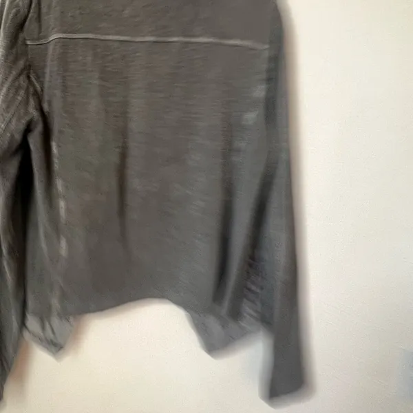 Anthropologie Saturday Sunday grey moto jacket size M - Image 6