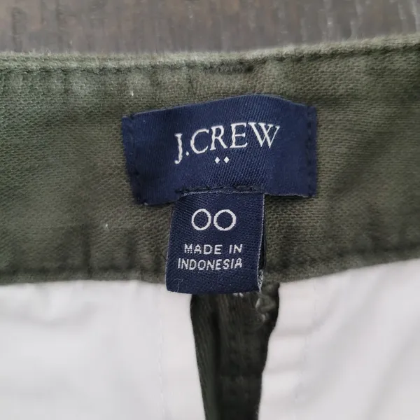J.Crew Womens Utility Fatigue Pants Size 00 Straight Leg Trousers - Image 7